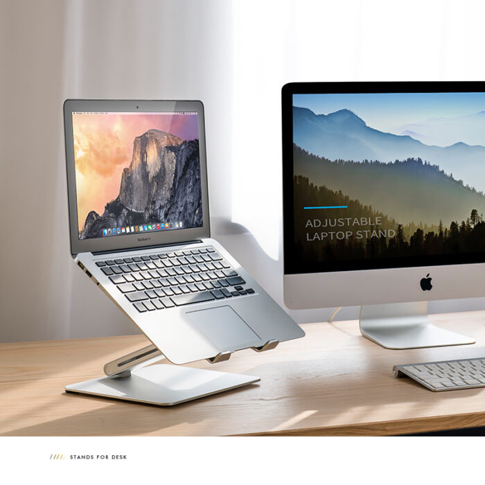 Laptop Stand Height Adjustable Aluminium - Image 3