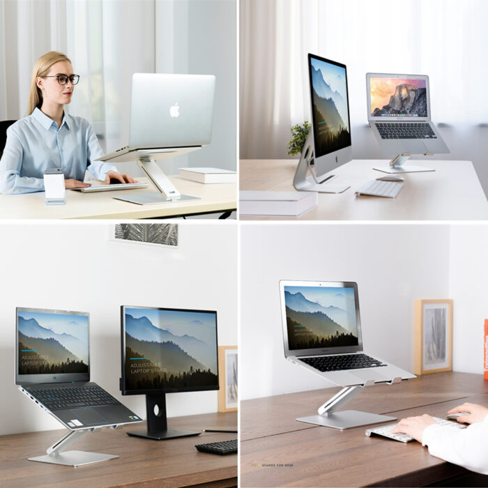 Laptop Stand Height Adjustable Aluminium - Image 5