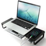 Monitor Lift Stand Laptop Stand Mobile Phone Charging - Image 3