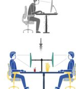 Computer Monitor Stand Dual-screen Desktop Free Lift LCD Multi-screen Splicing Universal Rotating Shelf - Image 3