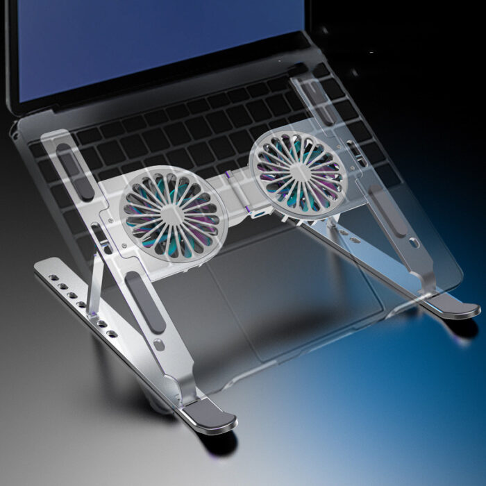 Laptop Stand Aluminum Alloy Cooling Storage Folding - Image 1