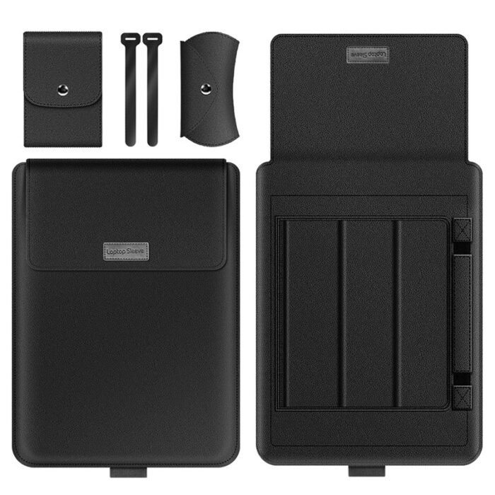 Laptop Case Leather Bag Protective Sleeve - Image 3