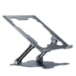 Adjustable Laptop Stand Portable Computer Stand Aluminum Alloy Laptop Riser Compatible Laptop Stand Holder - Image 4