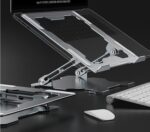Adjustable Laptop Stand Portable Computer Stand Aluminum Alloy Laptop Riser Compatible Laptop Stand Holder - Image 2