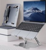 Adjustable Laptop Stand Portable Computer Stand Aluminum Alloy Laptop Riser Compatible Laptop Stand Holder - Image 9