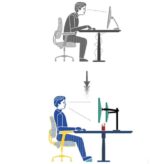 Computer Monitor Stand Dual-screen Desktop Free Lift LCD Multi-screen Splicing Universal Rotating Shelf - Image 2
