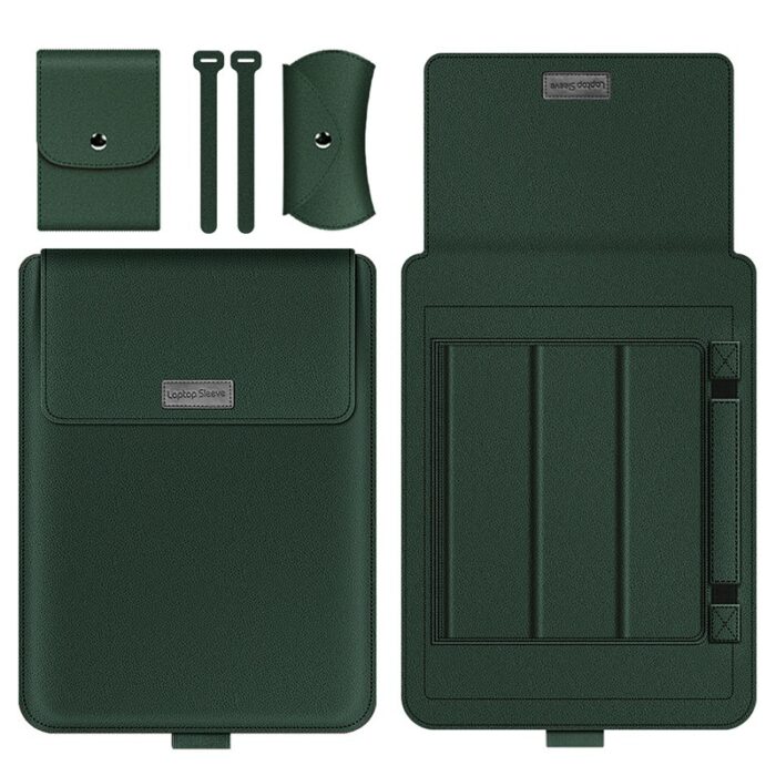 Laptop Case Leather Bag Protective Sleeve - Image 7