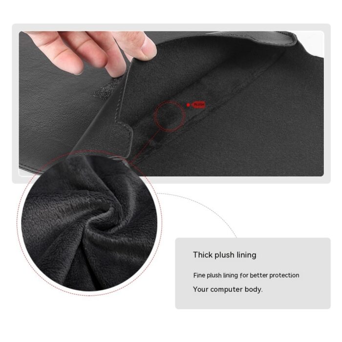 Laptop Case Leather Bag Protective Sleeve - Image 2